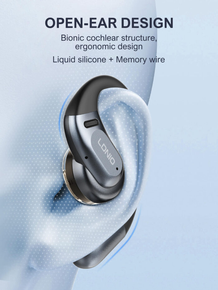 LDINIO Wireless Stereo BT Earbuds Over-Ear Headphones T12 - Image 6