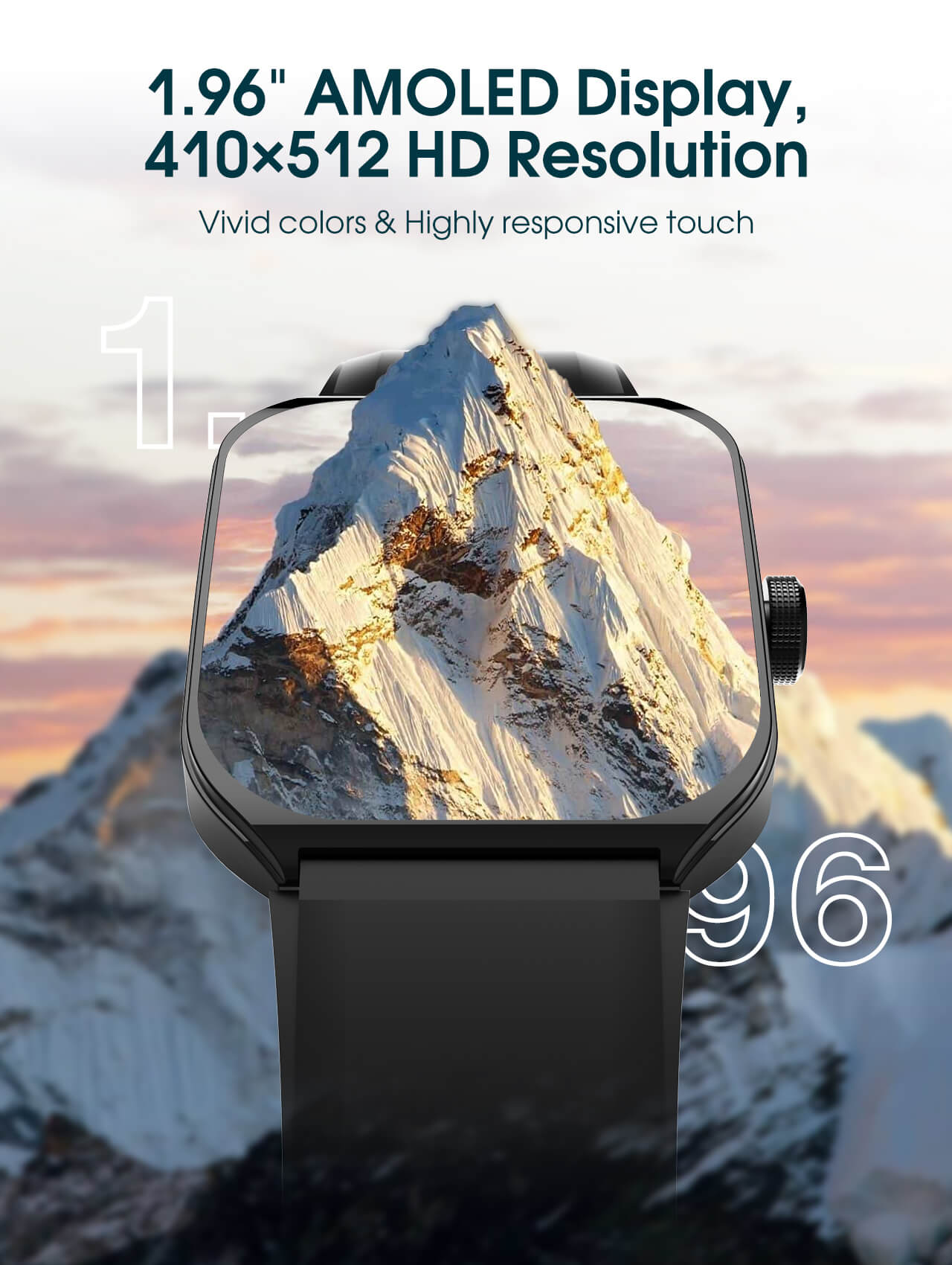 LDNIO Smartwatch square-shaped SW04 9